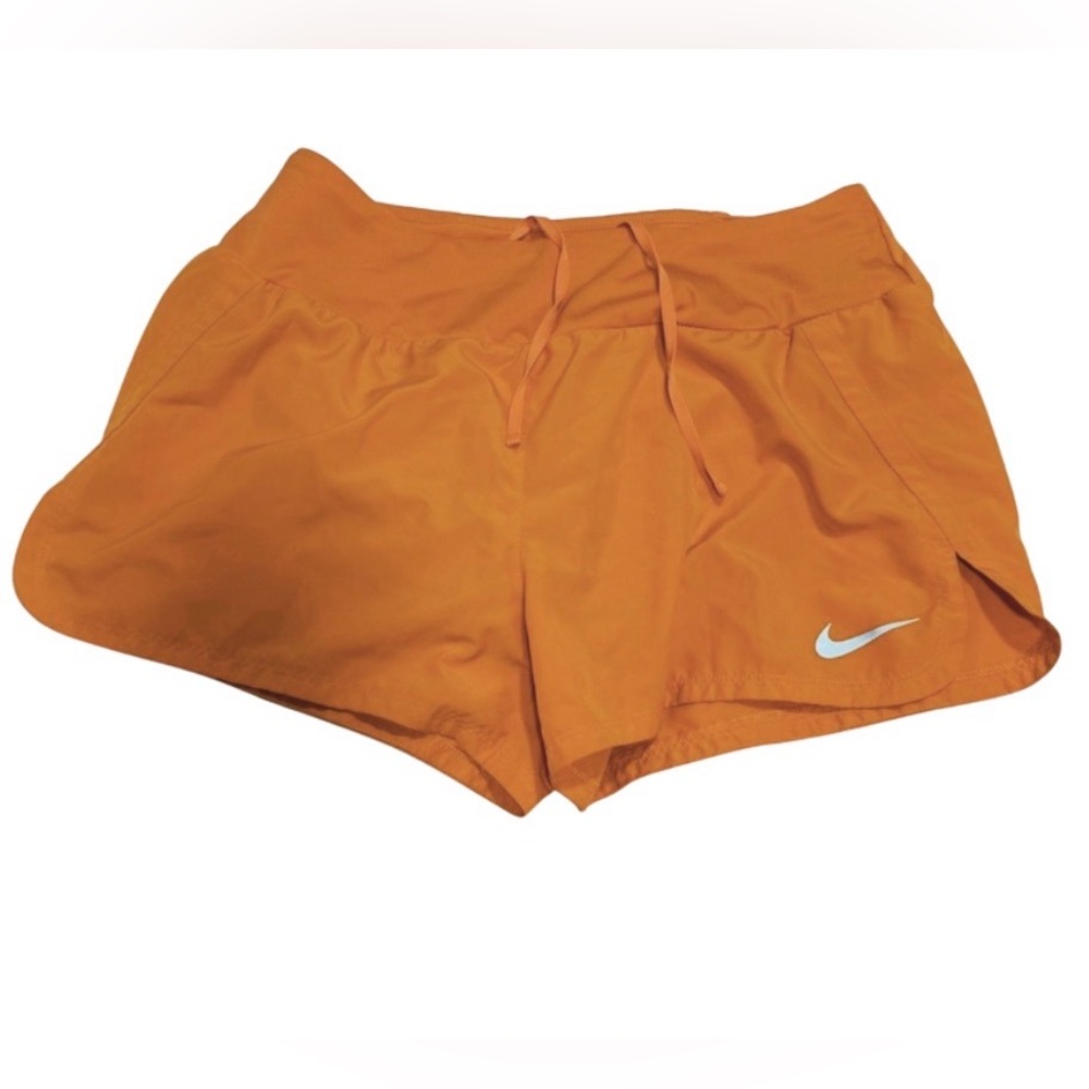 Nike Women's Vibrant Orange Athletic Shorts